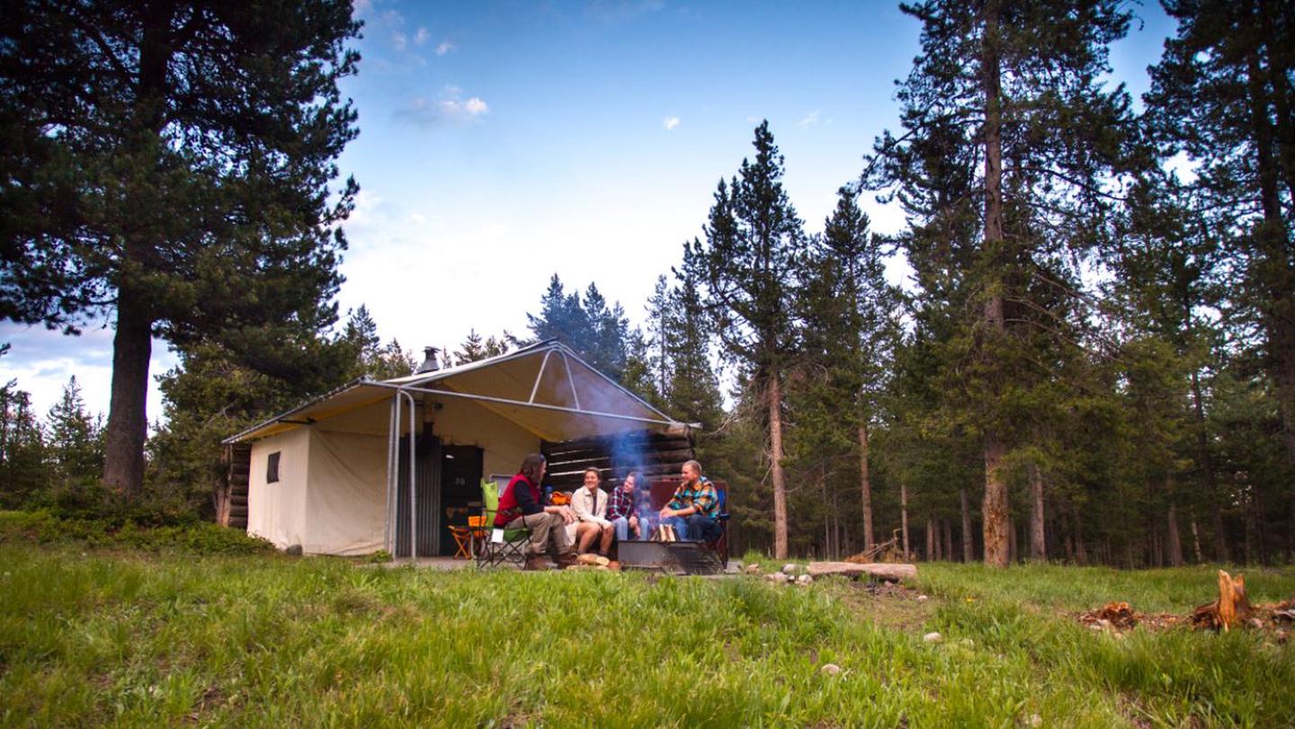 Colter Bay Tent Village in Grand Teton National Park