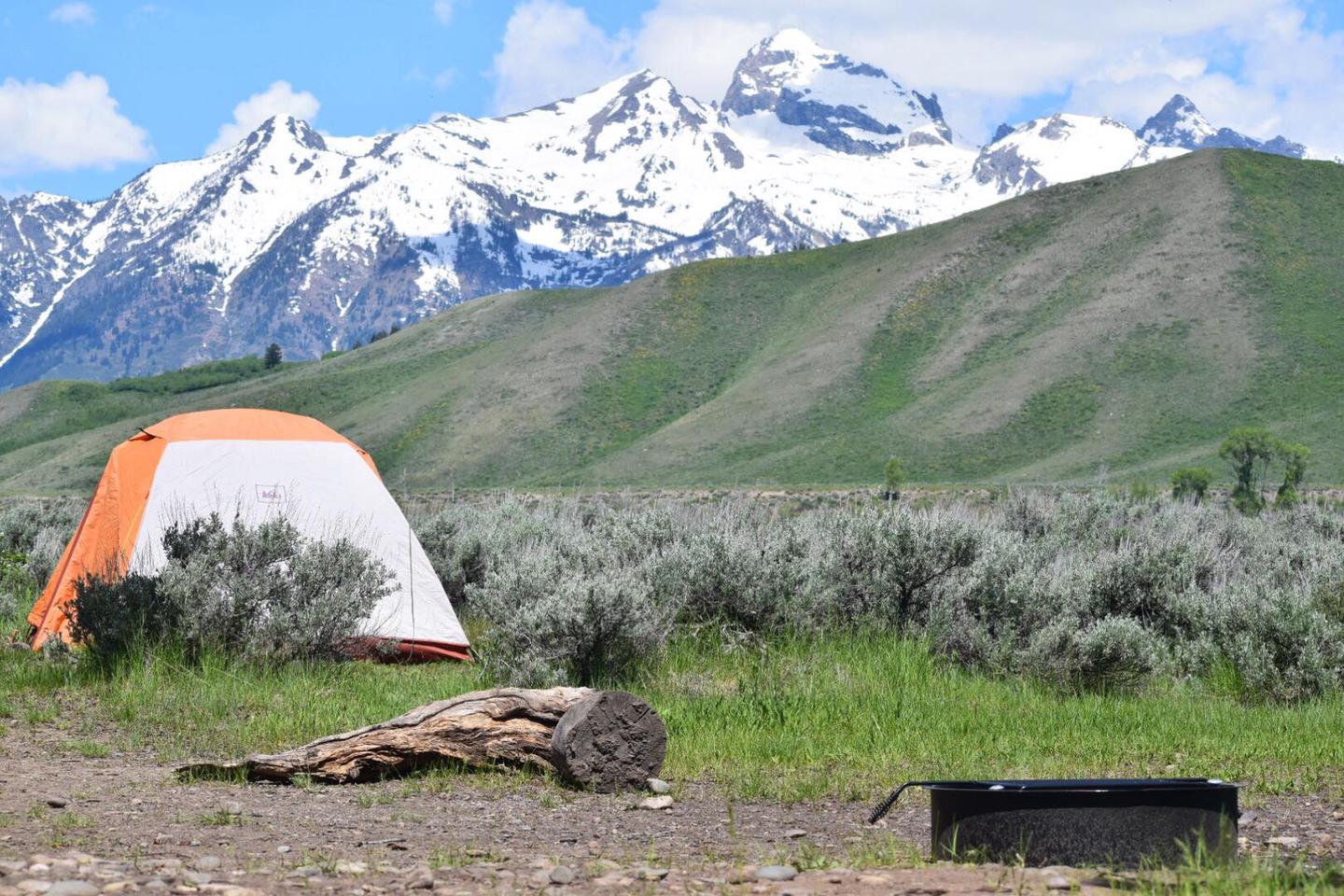 Gros Ventre Campground in Grand Teton National Park