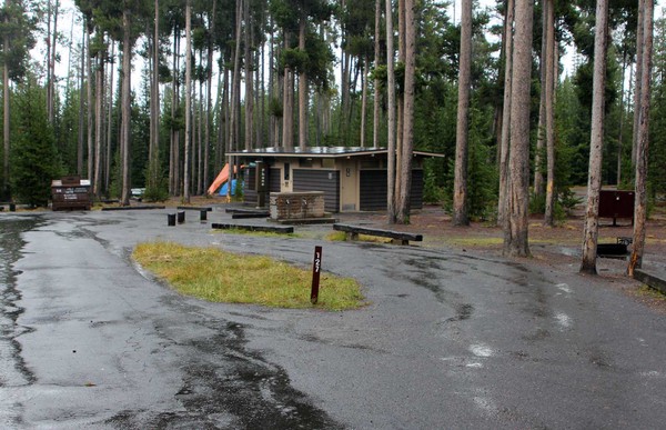 Restroom at campground