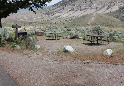 Mammoth Campground in Yellowstone National Park