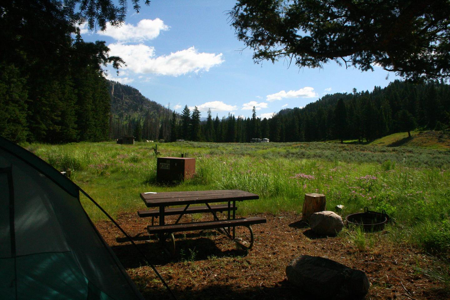 Slough Creek Campground in Yellowstone National Park